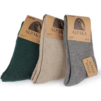 pracovní ponožka Dámské ponožky thermo Alpaka Varianta: 19 (vel. 39-42) mix náhodných barev světlý, Balení: 3 pár