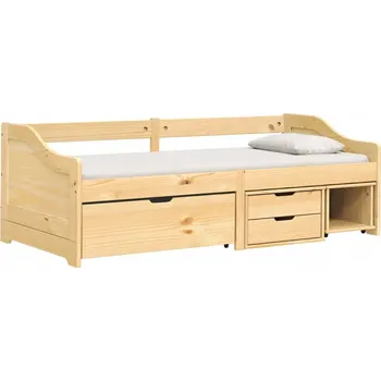 Zahradní lehátko Univerzální dřevěné lehátko IRUN, 205 x 96 x 69 cm, masivní borovicové dřevo