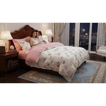 Povlečení Sada povlečení Piruu přikrývka 160 cm x 200 cm + polštář 70x80 cm, 3 dílná