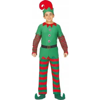 Karnevalový kostým KOSTÝM ELFA ELF SKŘÍTEK POMOCNÍK MIKULÁŠE 128