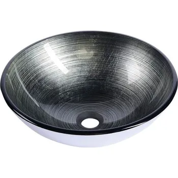 Umyvadlo Umyvadlo na desku kulaté Sapho DAMAR šedé