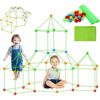 ostatní stavebnice TRUBIČKY BRČKA STAVEBNICE STAN VELKÁ SADA XXL PRO STAVĚNÍ ZÁKLADNY