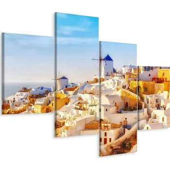 Obraz Čtyřdílný obraz ARCHITEKTURA Panorama 3D 80x50