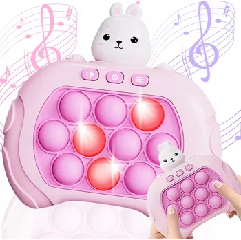 POP IT POP IT ELEKTRONICKÁ ANTISTRESOVÁ SENZORICKÁ ARKÁDOVÁ HRA KRÁLÍČEK