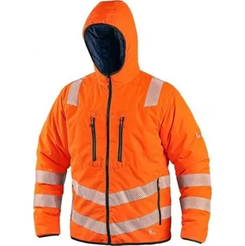 pracovní bunda Canis CXS Bunda CXS CHESTER, výstražná, oboustranná - AKCE! 111008920594 L Oranžová/navy