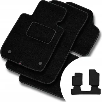 autokoberec Velurové autokoberce Motos 3 ks