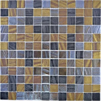 Obklad Skleněná mozaika WzorcowniaStudio 31,5 x 31,5 cm černá
