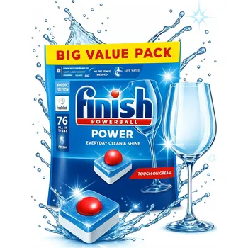 Tableta do myčky Tablety do myčky do myčky Finish Power All in 1 76 ks