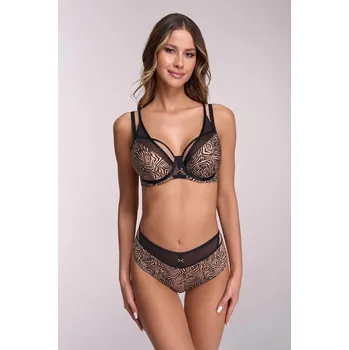 Podprsenka Podprsenka Ava Tiger bez kostic s měkkou boční podporou, tiger 105B i384_7637009