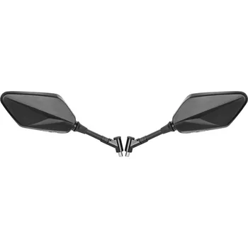 Zrcátko pro motocykl zpětná zrcátka plastová sada (závit pravý M10), Q-TECH (2 ks), L + P