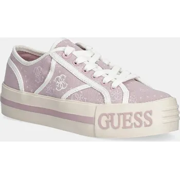 Pánské tenisky Tenisky Guess ISSAH2 FLPI2S.FAL12.PINK fialová 04X, EUR 40