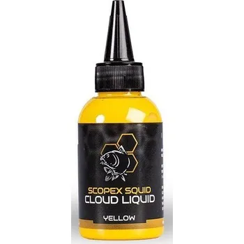 Návnadové aroma Nash Booster Cloud Liquid Scopex Squid 100ml Yellow