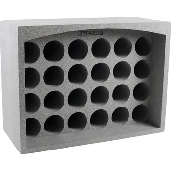 regál EDA Regál na Lahve 10714 pro 24 lahví šedý polystyren