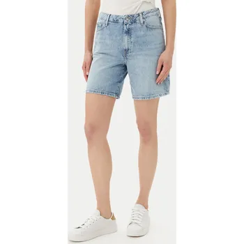 Dámské kraťasy Tommy Hilfiger dámské modré džínové šortky 99924545-2179537