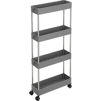 police Houseland Pojízdný vozík Tulla šedý