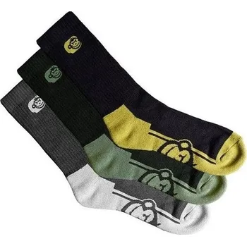 Pánské ponožky RidgeMonkey Ponožky APEarel Crew Socks 3ks 44-47 (UK 10-12)
