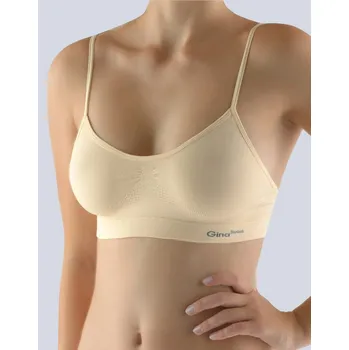 Podprsenka Top s úzkými ramínky - tělová - M/L