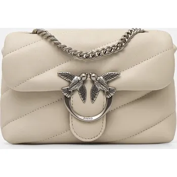 Kabelka Kožená kabelka Pinko 100040.A0F2 béžová 01X, vel. ONE SIZE