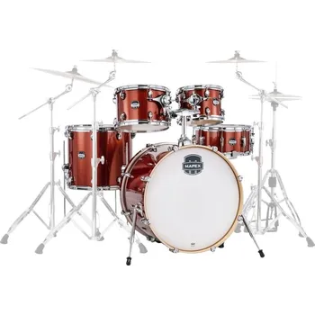 Hudební nástroj Mapex MA529SFOR Mars Birch Blood Orange Sparkle Akustická bicí sada (Jako nové)