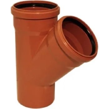 Kanalizační potrubí PEŠTAN Odbočka KGEA DN 160/160 úhel 45 °