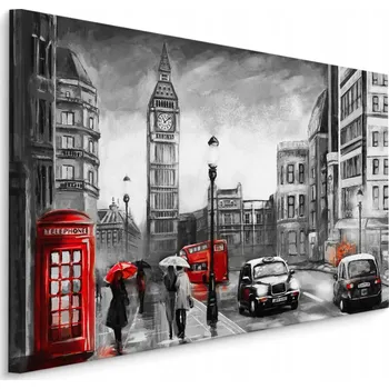 Obraz Obraz Canvas Londýnské panorama 3D efekt 30x20 cm