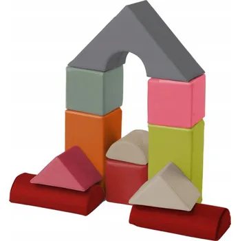 ostatní stavebnice Sada pěnových kostek MINI – 11 dílů - ekokůže - senzorické