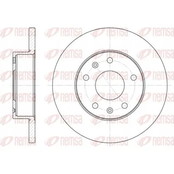 Brzdový kotouč Brzdový kotouč Remsa 6721.00