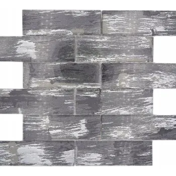 Obklad Skleněná mozaika WzorcowniaStudio 30 x 30 cm černá