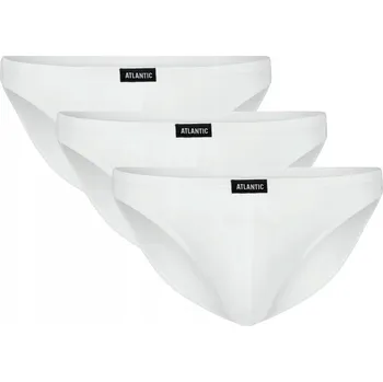Slipy Atlantic pánské slipy 3BMP-230 bílé 3ks vel. L