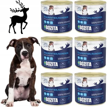 Krmivo pro psa Bozita vlhké krmivo pro psy se sobem - konzerva 625g