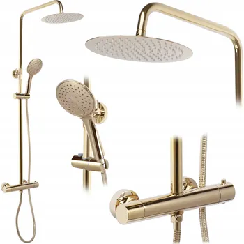 Sprchový set REA SPRCHOVÝ SET VINCENT ZLATÝ S TERMOSTATEM
