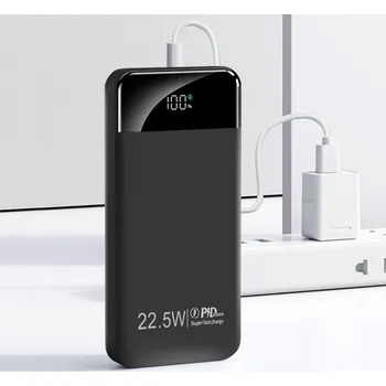 Powerbanka BEZPEČNÁ POWERBANKA 30000 MAH 22,5W QC PD USB C PRO TELEFONY