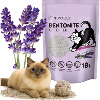 Podestýlka pro kočku STELIVO PRO KOČKY BENTONITOVÉ 10L LEVANDULOVÉ, HRUDKUJÍCÍ, BEZPRAŠNÉ, PŘÍRODNÍ