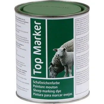 Značení hospodářského zvířete Barva pro značení ovcí zelená Top Marker 1L