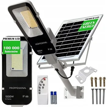 Venkovní osvětlení Pouliční lampa VÖGLER 1000 W 100000 lm solární napájení