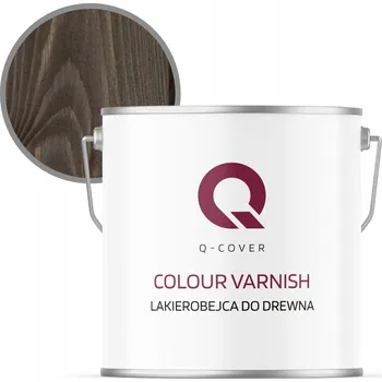 barva a nátěr na dřevo Lazurovací lak Q-COVER 5 l hnědá satén
