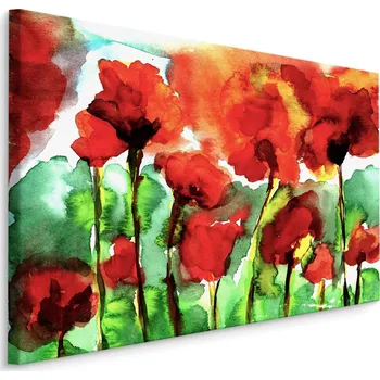 Obraz Obraz vlčího máku Malovaný Akvarelem 30x20 /256707268