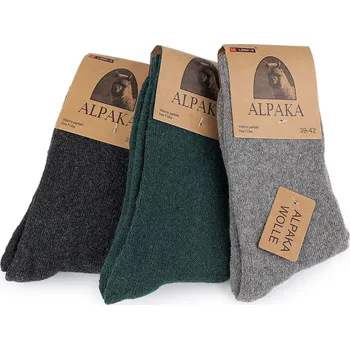 pracovní ponožka Dámské ponožky thermo Alpaka Varianta: 20 (vel. 39-42) mix náhodných barev tmavý, Balení: 3 pár