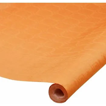 ubrus UBRUS V ROLI ORANŽOVÝ 120 X 600 CM ORANŽOVÝ PAPÍROVÝ