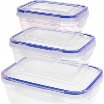 Dóza na potraviny Skvělé potřeby pro domácnost Sada dóz na potraviny, 3 kusy, plast