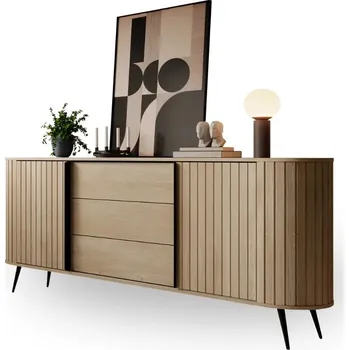 Komoda Komoda Heydoo 196 x 40 x 82 cm buk světlý, dub