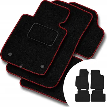 autokoberec Velurové autokoberce Motos 4 ks