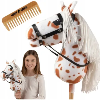 Hobby horsing Hobby Horse kůň na tyči A3 koník hlava koně s hřívou + hřeben
