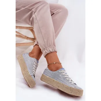 Dámská móda Dámské Tenisky Na Platformě S Pletením Lee Cooper LCW-25-02-3284 Světle Béžové 37