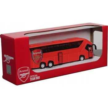 Obraz Autobus Arsenal FC, červený, 25x7x5 cm