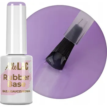 Přípravek na nehty Hybridní báze na nehty ALLELAC 7g Kaučuková báze Rubber Base Lavender Č.2