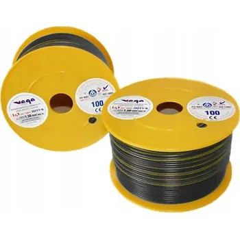 elektrický kabel Vodič LGY/H05V-K 1,50 mm2 100 m Černo-Žlutý