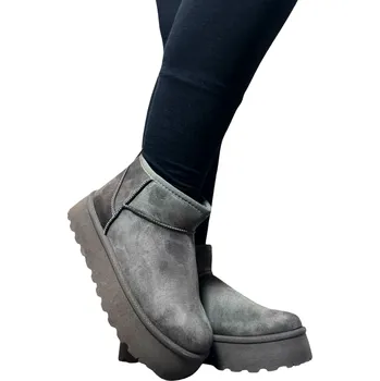 Dámská zimní obuv Dámské sněhule šedé 5001-7 Velikost: 38