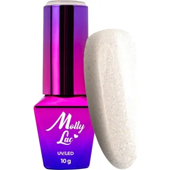 Přípravek na nehty Hybridní lak MOLLYLAC 10g Wedding Dream & Champagne Prosecco Č.381