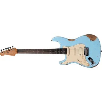 Elektrická kytara Henry`s LH Snake II Relic ST-1L Python - Blue Relic